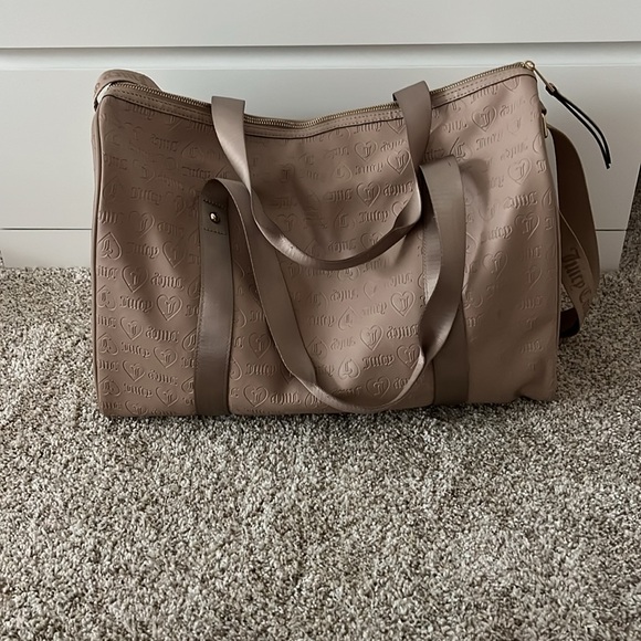 Juicy Couture Duffle Bag - Large Size - Tan Leather - Picture 2 of 4